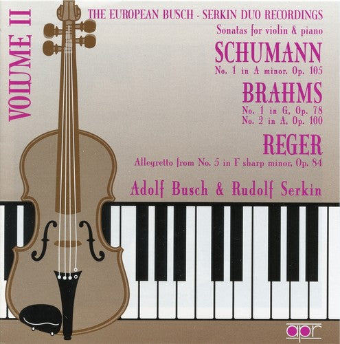 the album cover for Busch-Serkin Duo - European Busch-Serkin Duo Recordings 2