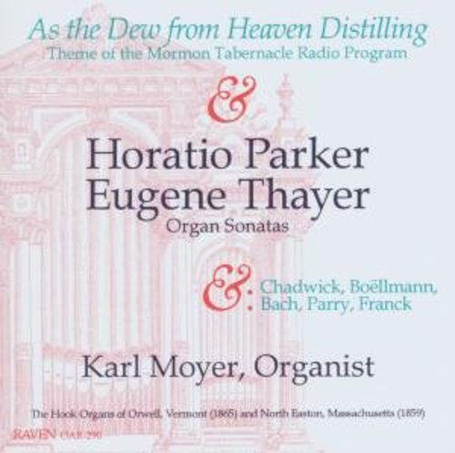 the album cover for Parker/Thayer - Organ Sonatas
