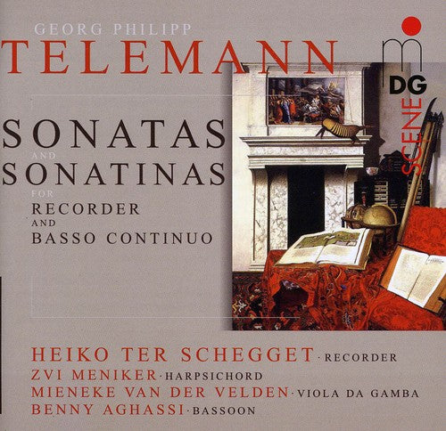 Telemann / Heiko Ter Scheggeto / Meniker / Aghassi - Sonatas For Recorder & Basso Continuo - Super Audio CD
