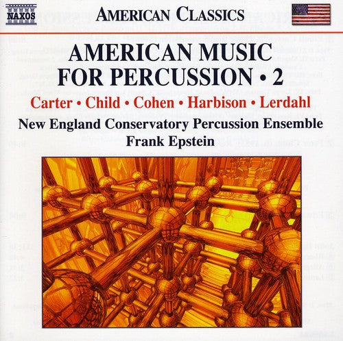 the album cover for Frank Epstein - American Music for Percussion 2