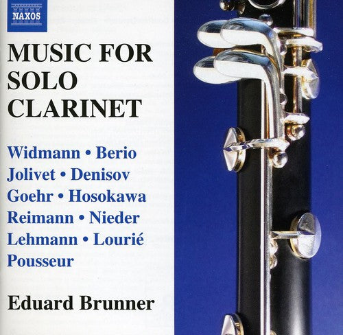 Brunner,eduard - Works For Solo Clarinet - Music CD