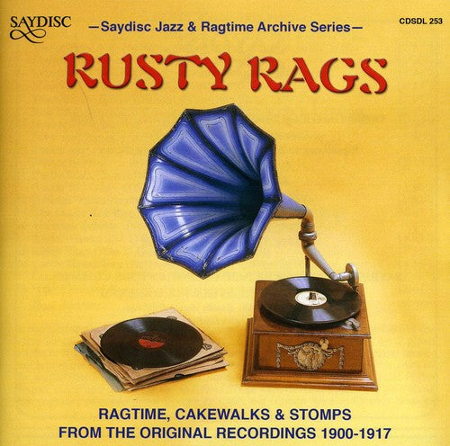 the album cover for Six Brown Brothers - Rusty Rags: Ragtime Cakewalks & Stomps from / Various