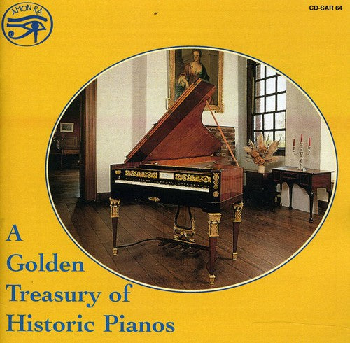 the album cover for Richard Burnett - Golden Treasury of Historic Piano