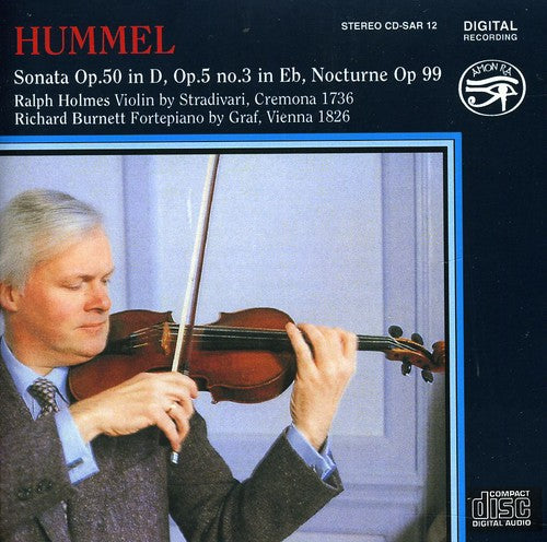 the album cover for Richard Burnett - Works for Violin & Piano