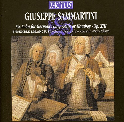 Sammartini / Ensemble Jm Anciuti - 6 Solos For Lute Violin Or Oboe - Music CD