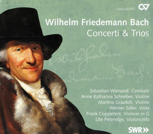 the album cover for W Bach F / Schreiber / Saller / Coppieters - WF Bach Series 4
