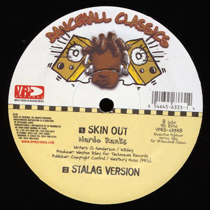 Tenor Saw - Ring The Alarm  /  Nardo Ranks - Skin Out; Stalag Version (rhythm: "Stalag") 12" Vinyl Record