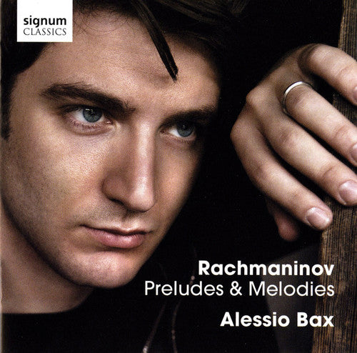the album cover for Alessio Bax - Preludes & Melodies