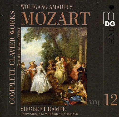 the album cover for W.A. Mozart - Complete Clavier Works 12