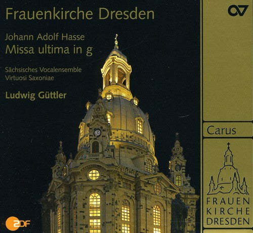 Hasse / Staude / Wilke / Sve / Saxoniae / Guttler - Missa Ultima In G - Music CD