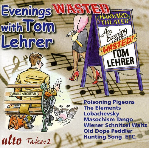the album cover for Tom Lehrer - Evenings Wasted With Tom Lehrer [Import]