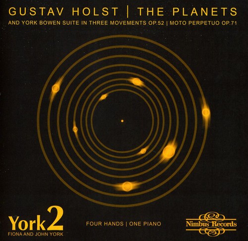the album cover for York2 / Holst - Planets: Four Hands One Piano