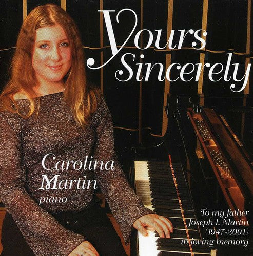the album cover for Carolina Martin - Yours Sincerely