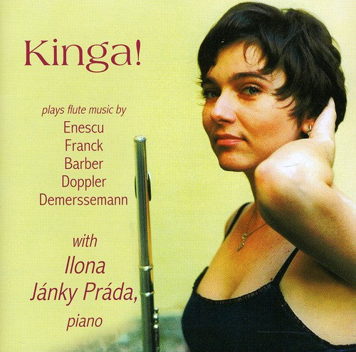 the album cover for Kinga Prada - Plays Flute Music