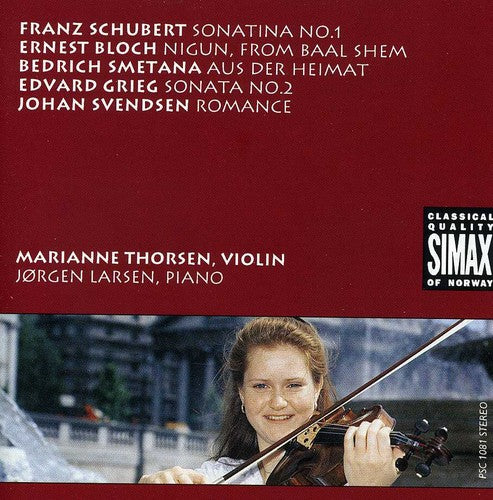 Schubert / Smetana / Grieg / Larsen / Thorsen - Violin Sonatina / From Homeland / Violin Sonata 2 - Music CD