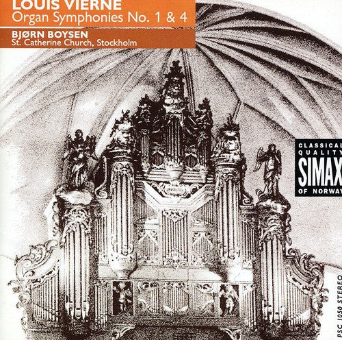 Vierne / Boysen - Organ Symphonies Nos 1 & 4 - Music CD