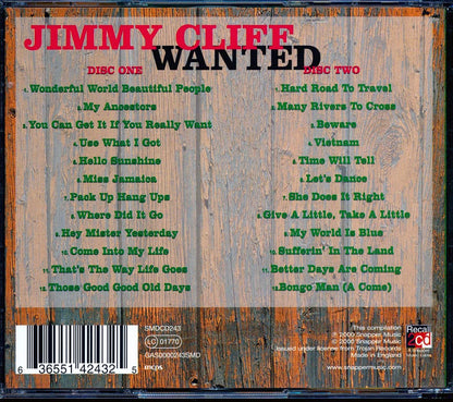 Jimmy Cliff - Wanted (24 tracks) (2xCD) Music CD
