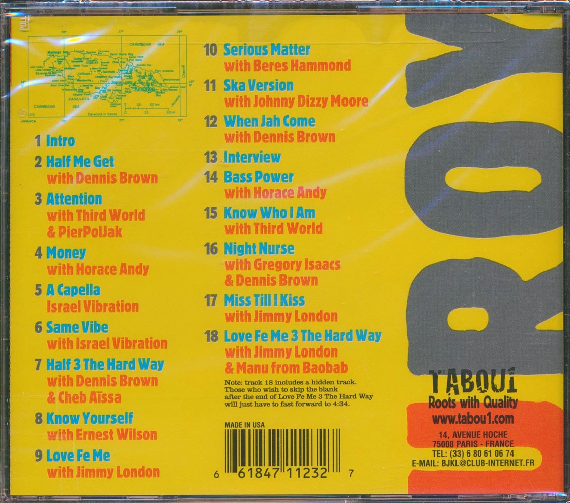 U Roy, Israel Vibration, Horace Andy, Gregory Isaacs, Etc. - Serious Matter Music CD