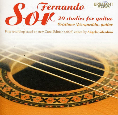 the album cover for Cristiano Porqueddu - 20 Studies for Guitar