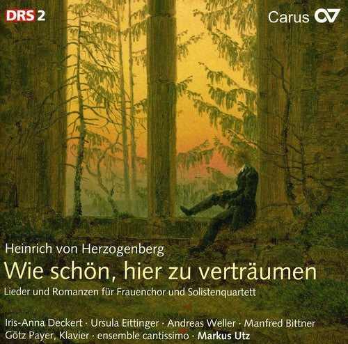 Herzogenberg / Deckert / Ens Cantissimo / Utz - Secular Choral Music 1 - Music CD
