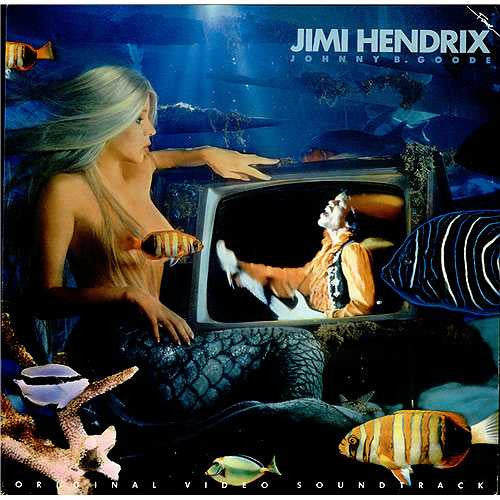the album cover for Jimi Hendrix - Johnny B Goode / Purple Haze