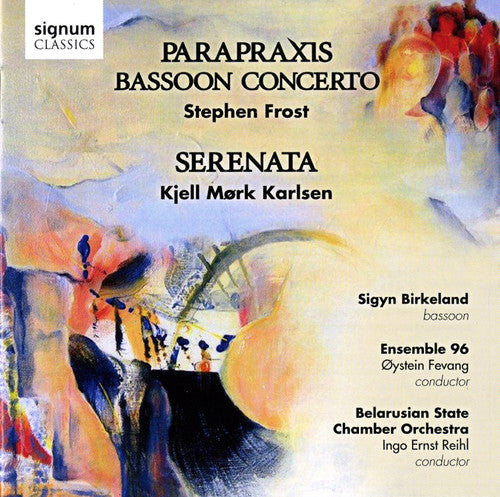 Birkeland / Bsco / Reihl / Ensemble 96 / Fevang - Parapraxis: Works For Bassoon, Orch & Choir - Music CD