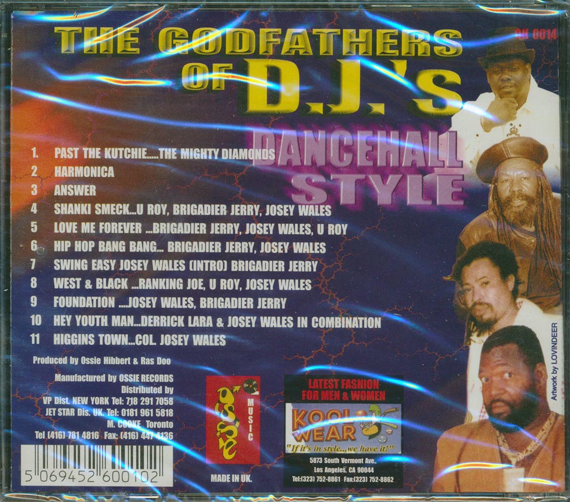 U Roy, Josey Wales, etc. - Godfathers Of DJ's Dancehall Style (Live At Planet Q) Music CD
