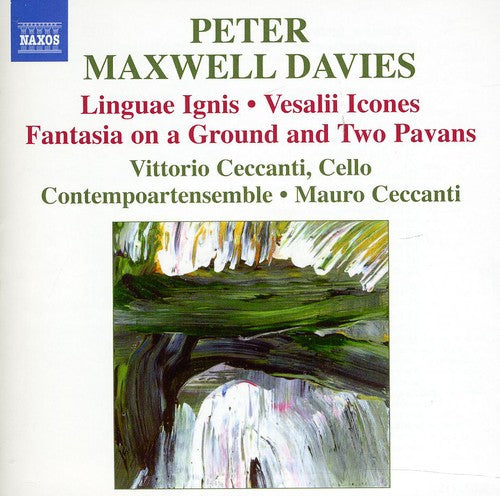 Davies / Vittorio Ceccanti / Contempoartensemble - Linguae Ignis / Vesalii Icones / Fantasia - Music CD