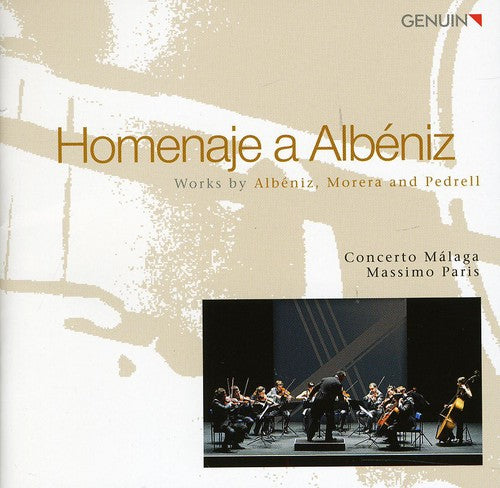 the album cover for Massimo Paris - Homenaje a Albeniz