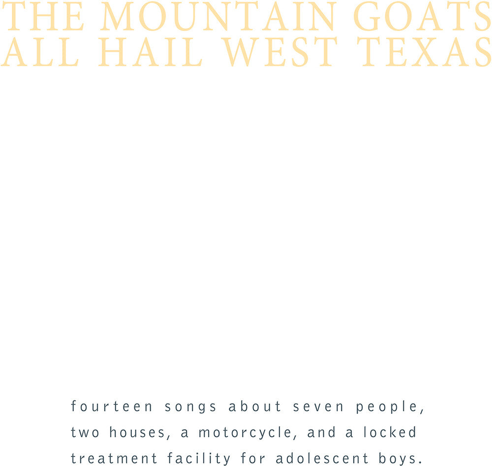 The Mountain Goats - All Hail West Texas [Download Included] Vinyl Record
