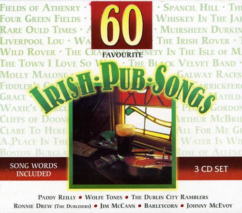 60 Favourite Irish Pub Songs Music CD