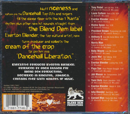 Richie Spice, Jah Mason, Tony Rebel, Everton Blender, Etc. - Dancehall Liberation Music CD