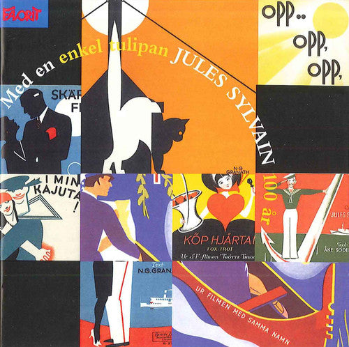 the album cover for Jules Sylvain - Med en Enkel Tulipan