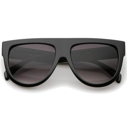 Large Oversized Flat Top Teardrop Frame Aviator Sunglasses 9142
