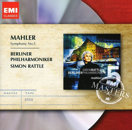the album cover for Mahler / Simon Rattle - Symphony No 5 [Remastered] (Rpkg)