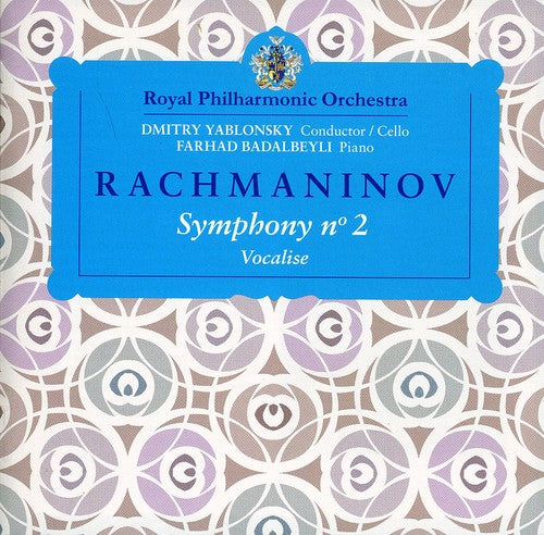 the album cover for Dmitry Yablonsky - Rachmaninov Symphony 2 & Vocalise