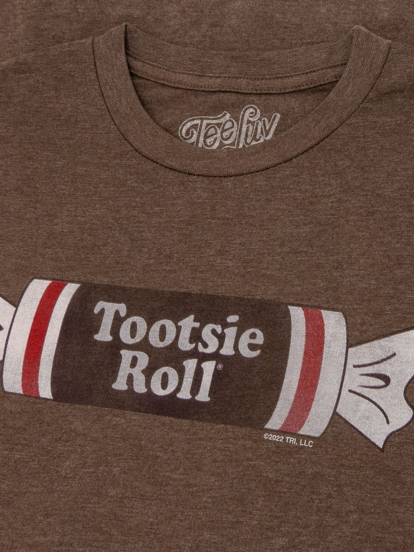 Tootsie Roll Logo Mens T Shirt Officially Licensed Brown