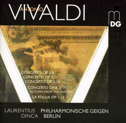 the album cover for Vivaldi / Philharmonische Geigen Berlin / Dinca - Concertos Arr for 10 Violins