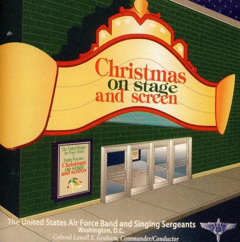 the album cover for Lieutenant Colonel Lowell E. Graham - Christmas on Stage & Screen