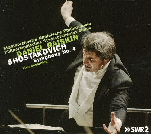 the album cover for Daniel Raiskin, Staatsorchester Rheinische Philharmonie & Philharmonic Orchestra Mainz - Symphony 4 [Digipak]