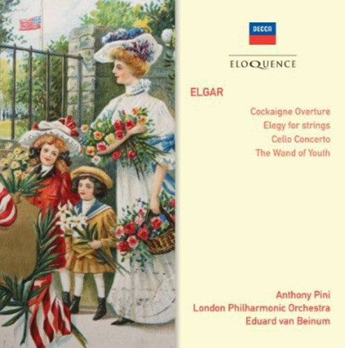 Elgar / Pini / London Phil Orch / Van Beinum - Elgar: Cockagine / Clo Cto / Wand Of Youth - Music CD
