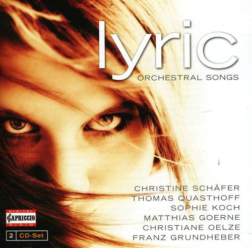 Mahler / Wolf / Zemlinsky / Schafer / Albrecht - Lyric: Orchestral Songs - Music CD