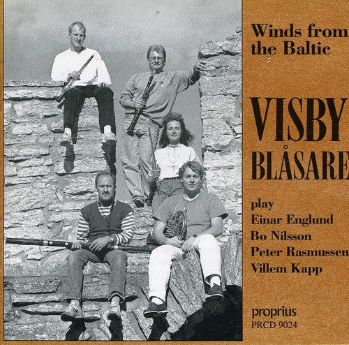 the album cover for Visby Blasare - Winds from the Baltic
