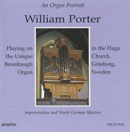 the album cover for William Porter - Organ Portrait