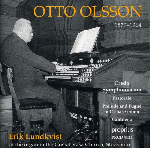 Olsson / Lundkvist - Prelude & Fugue In C Sharp Minor / Cantilena - Music CD