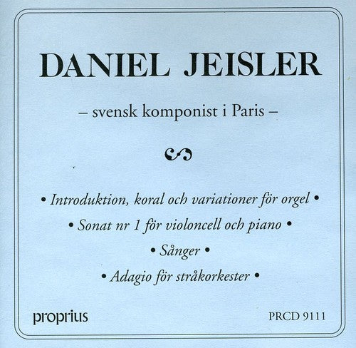 Jeisler / French - Swedish Composer In Paris - Music CD