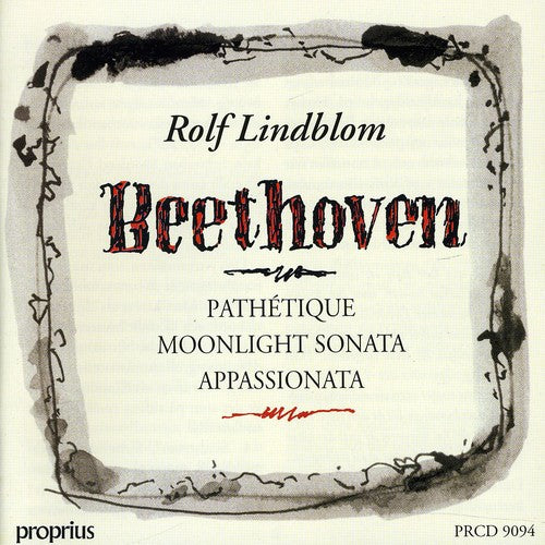 Beethoven / Lindblom - Piano Sonatas 8 & 14 - Music CD