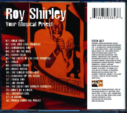 Roy Shirley - Your Musical Priest: Classic Ska, Rock Steady & Reggae 1966-1972 Music CD