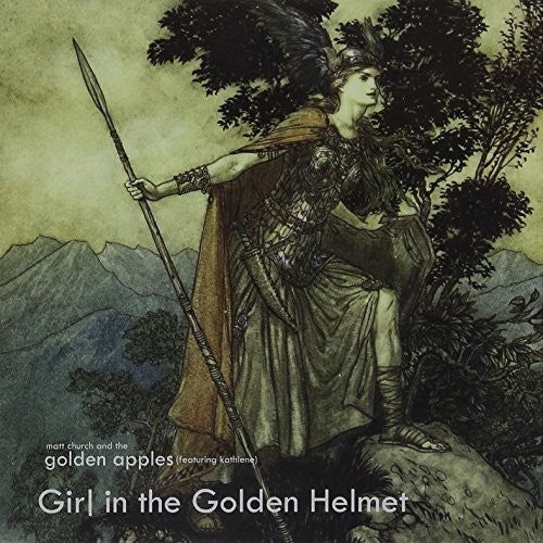 the album cover for Matt Church & The Golden Apples - Girl in the Golden Helmut