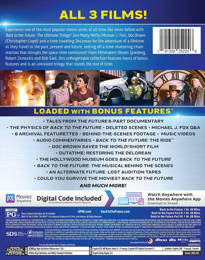 Back to the Future: The Ultimate Trilogy (Blu-ray™ + Digital Code) [2023]